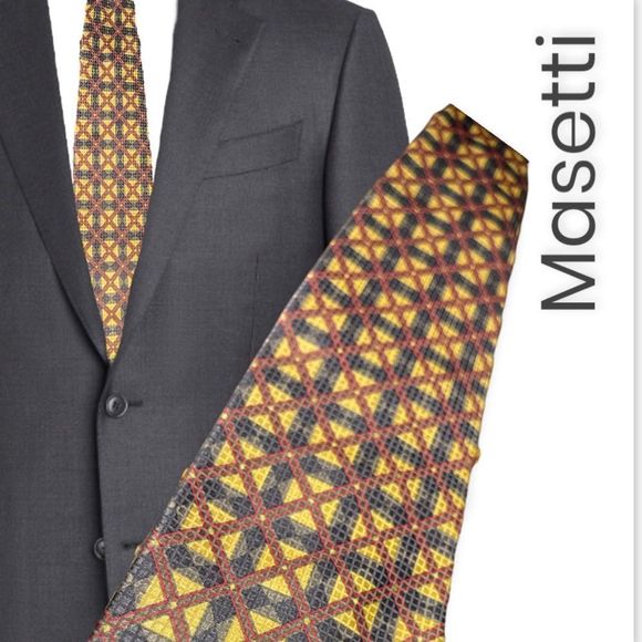 Masetti Moda-Maschile silk necktie - Picture 1 of 2
